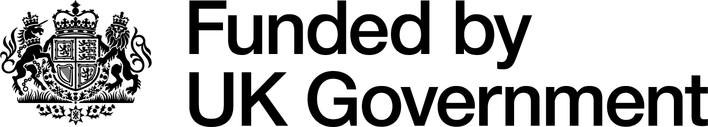 Funded by government logo